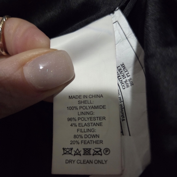 Kate Spade peplum puffer jacket Sz 2 - Picture 5 of 6